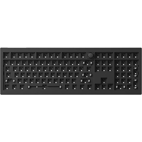 Vezeték nélküli mechanikus billentyűzet (ANGOL) Keychron V6 Max RGB kapcsoló nélkül - barebone (fekete) [V6M-Z4]