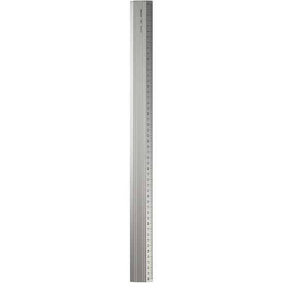 Vonalzó alumínium, csúszásgátlós, 50 cm, Aristo GEO Contrast (GEO15051)