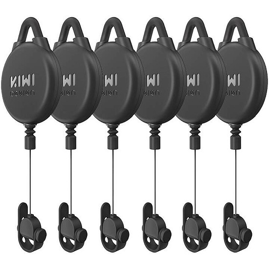 VR kábeltárcsa rendszer-6 db Kiwi Design V2-6 Meta Quest 2 Blackhez (V2-6/Black/HJT-062)