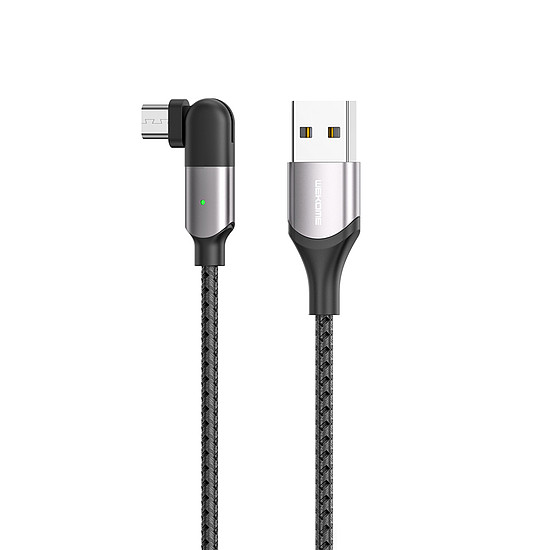 WEKOME WDC-142 játéksorozat - USB-A - Micro USB 3A játékkábel 180-ban elforgatható, 1 m tornish (WK-WDC-142_04)