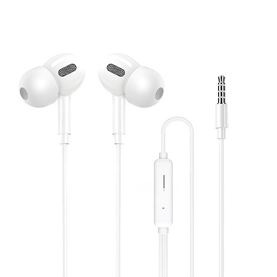 WEKOME YA11 - Vezetékes HiFi fejhallgató 3,5 mm-es csatlakozóval fehér (WK-YA11_03)