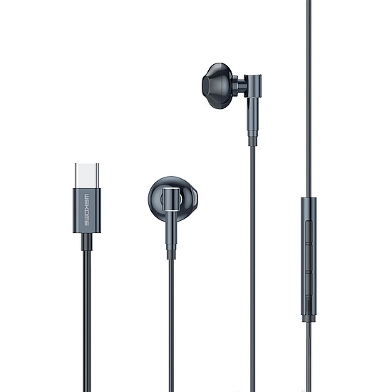 WEKOME YC03 SHQ sorozat - USB-C vezetékes fejhallgató Tarnish (WK-YC03_TARNISH)