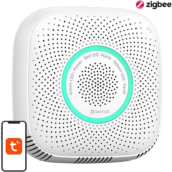 WiFi Heiman WS2CG Tuya intelligens földgázszivárgás érzékelő