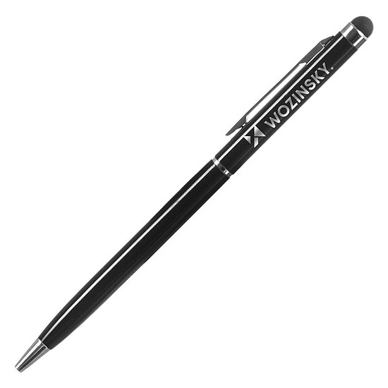 Wozinsky ceruza okostelefon táblagép érintőképernyőjéhez, fekete