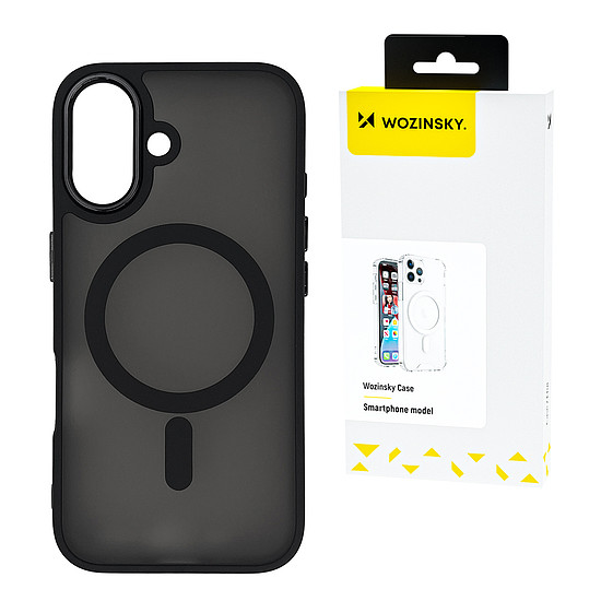 Wozinsky MagSafe divattok Samsung Galaxy S25-höz - fekete
