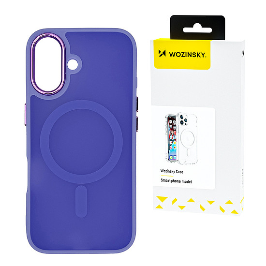 Wozinsky MagSafe divattok Samsung Galaxy S25 Ultra készülékhez - lila
