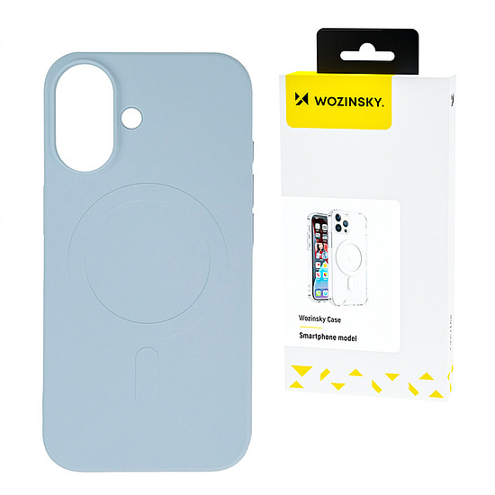 Wozinsky MagSafe szilikontok, kompatibilis Samsung Galaxy S24 FE-vel - kék (184202)
