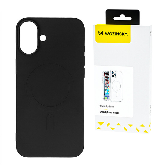 Wozinsky MagSafe szilikontok Samsung Galaxy S24 FE fekete