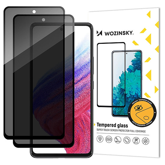 Wozinsky Privacy Glass edzett üveg Xiaomi Redmi Note 14S készülékhez, 2 db-os csomag