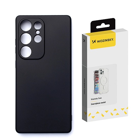 Wozinsky puha tok Samsung Galaxy S25+ készülékhez - fekete