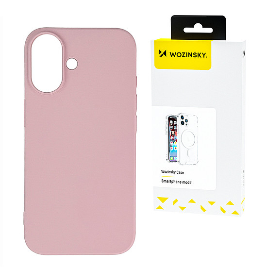Wozinsky szilikon tok Samsung Galaxy S25-höz - rózsaszín