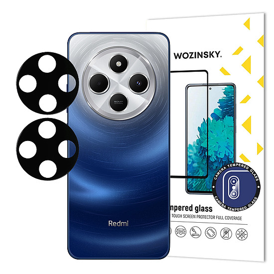 Wozinsky Teljes Kameraüveg Xiaomi Redmi Note 14 5G-hez, 2 db-os csomag