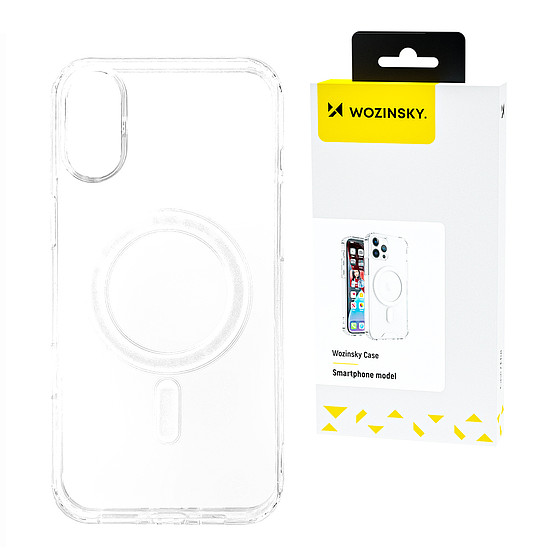 Wozinsky Ultra Clear MagSafe tok Samsung Galaxy S24 FE-hez - átlátszó