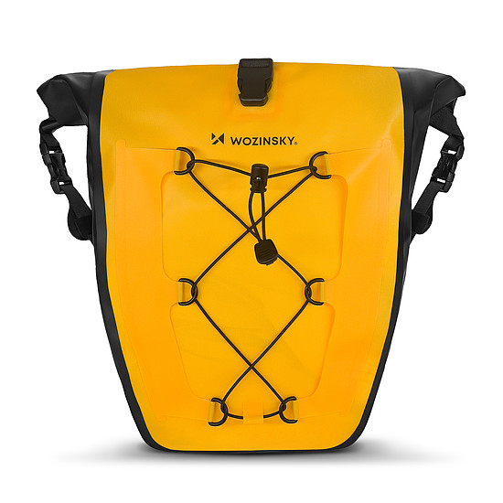 Wozinsky vízálló kerékpártáska csomagtartó táska 25l sárga (WBB24YE)