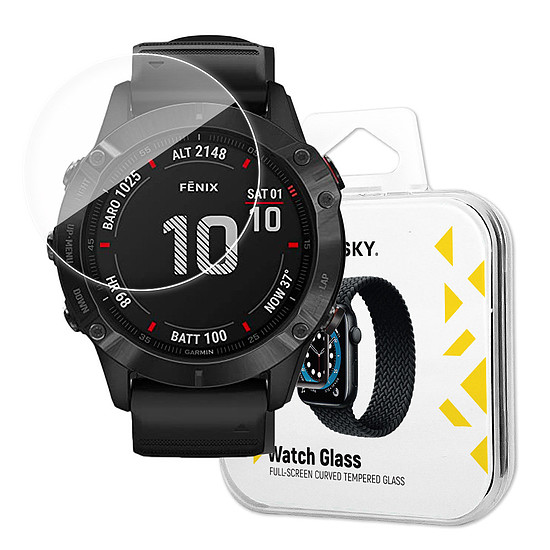 Wozinsky Watch Glass hibrid üveg Garmin Fenix 6X Pro átlátszóhoz