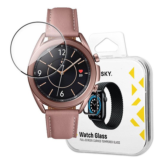Wozinsky Watch Glass Hybrid Glass for Samsung Galaxy Watch 3 41 mm fekete