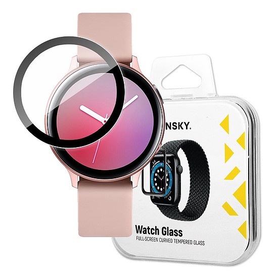 Wozinsky Watch Glass Hybrid Glass for Samsung Galaxy Watch Active 2 44 mm fekete