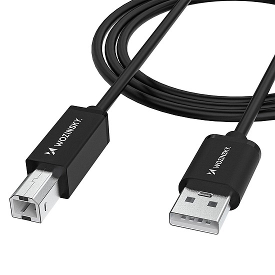 Wozinsky WKDDY3S USB-B - USB-A 480Mb/s kábel 2m - fekete