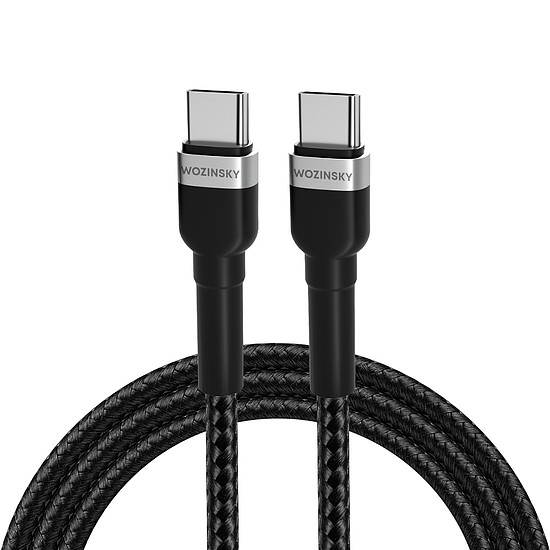 Wozinsky WNBCC2 USB-C / USB-C PD 65W kábel 2 m - fekete