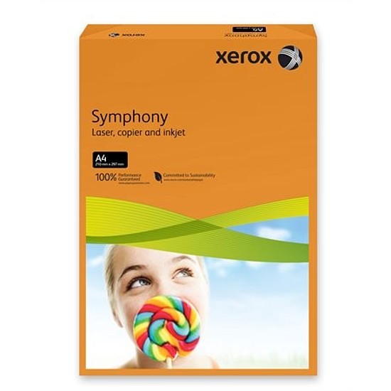Xerox Symphony A4 80gr. színes fénymásolópapír narancssárga 500 ív / csomag / 93953