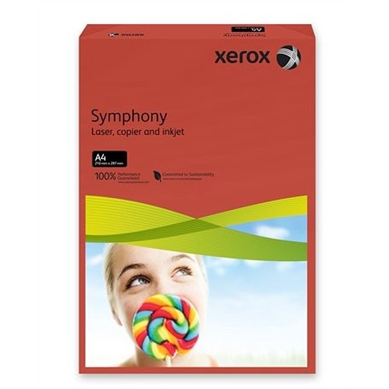 Xerox Symphony A4 80gr. színes fénymásolópapír sötétpiros 500 ív / csomag / 93954
