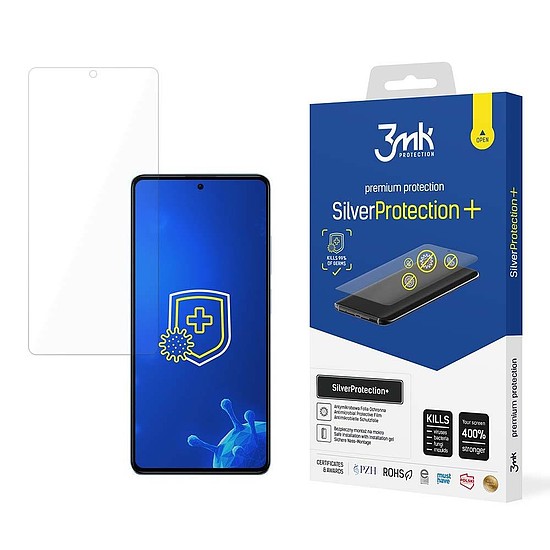 Xiaomi Redmi Note 12 Pro+ / Note 12 Pro antibakteriális képernyővédő fólia játékosoknak 3mk Silver Protection+ sorozat