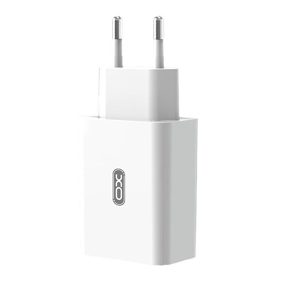 XO L36 fali töltő, 1x USB, Quick Charge 3.0, fehér (L36)