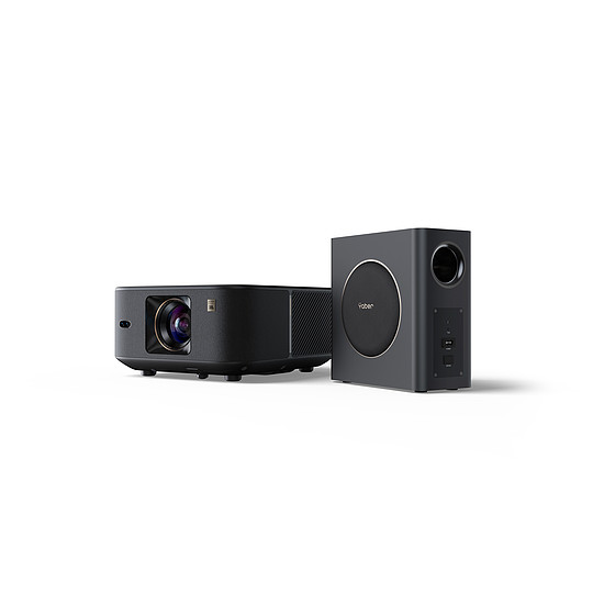 Yaber K3 Pro LCD FullHD 1080p multimédiás projektor JBL hangszórókkal és mélynyomóval - fekete