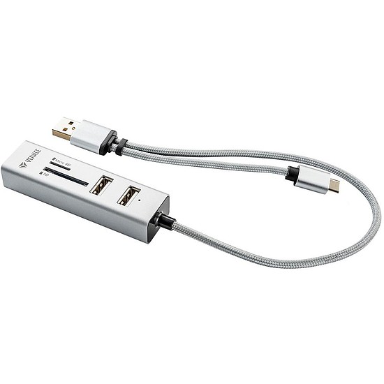 YHC 103SR USB-HUB+kártyaolvasó YENKEE