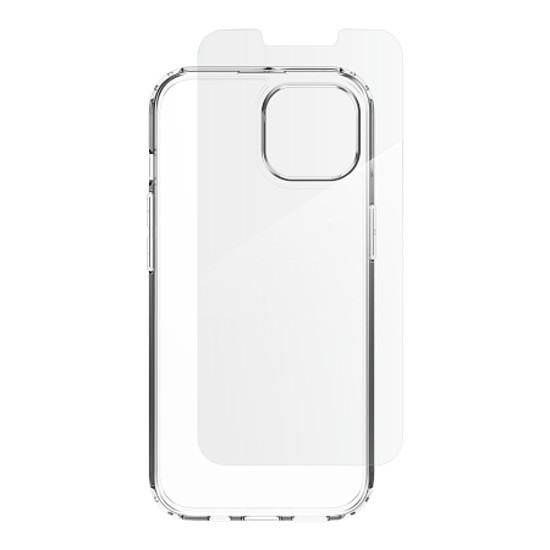 ZAGG IF Defense csomagtok iPhone 16e (2025) / 15 / 14 / 13 készülékhez - átlátszó