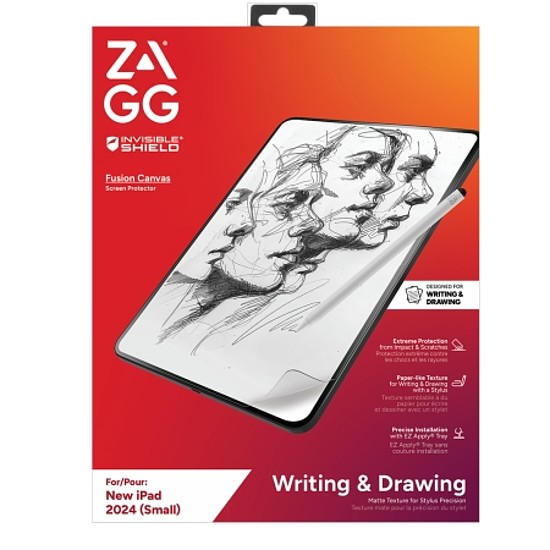 ZAGG InvisibleShield Fusion Canvas antibakteriális védőfólia, papír utánzattal iPad Pro 11" 2024-hez