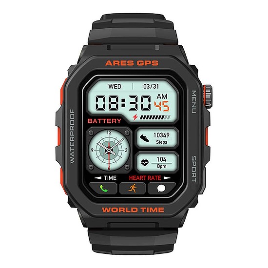 Zeblaze Ares GPS okosóra fekete (Ares GPS Black)