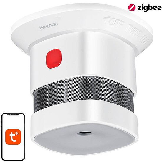 ZigBee Heiman HS1SA-E optikai füstérzékelő Tuya