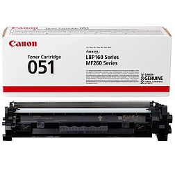 Canon CRG-051 Black lézertoner eredeti 1,7K 2168C002