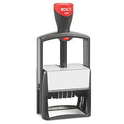Colop Classic 2860 DPT dátumbélyegző önfestékező fém 4 mm 49x68 mm