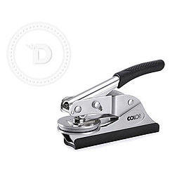 Colop dombornyomó szárazbélyegző kör kézi átmérő 39,5 mm