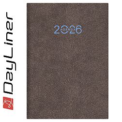 Dayliner agenda Animal A5 napi Grizzly szürkésbarna 2026