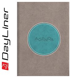 Dayliner agenda Central A5 napi szürke-türkiz 2026