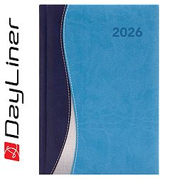 Dayliner agenda 2026 Dubai A5 heti kék-világoskék