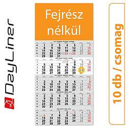 Dayliner speditőr naptár 1 tömb 5 hónap Fejrész nélkül 2026 (10 db / csomag)