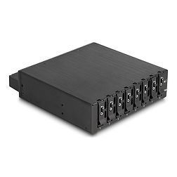 Delock 5.25 mobil állvány 8 x M.2 NVMe SSD-hez vékony SAS SFF-8654 konnektorokkal (47129)