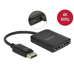 Delock DisplayPort 1.4 elosztó 1 x DisplayPort > 2 x DisplayPort MST (87768)