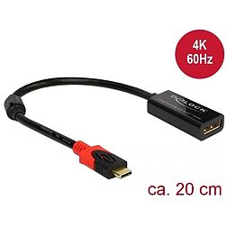 Delock DisplayPort átalakító USB Type-C kijelzohöz 4K 60 Hz (63928)