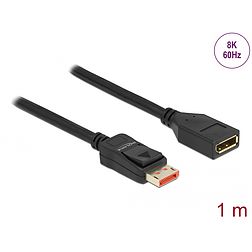 Delock DisplayPort bővítőkábel 8K 60 Hz 1 m (87070)