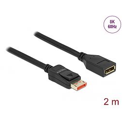 Delock DisplayPort bővítőkábel 8K 60 Hz 2 m (87071)