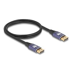 Delock DisplayPort kábel 8K 60 Hz 1 m lila fém (80600)