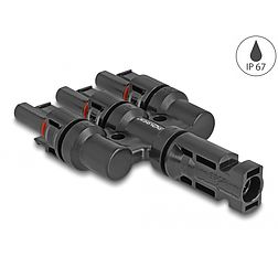 Delock DL4 napkonnektorok 1 x apa - 3 x anya (60024)
