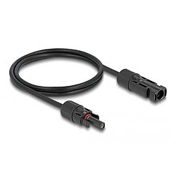 Delock DL4 Solar kábel 6 mm2 apa - anya 1 m fekete (88209)