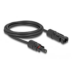 Delock DL4 Solar kábel 6 mm2 apa - anya 2 m fekete (88210)