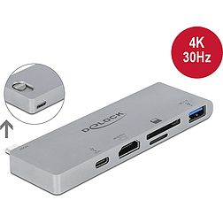 Delock Dokkoló állomás MacBook-hoz 4K és PD 3.0-val (87745)